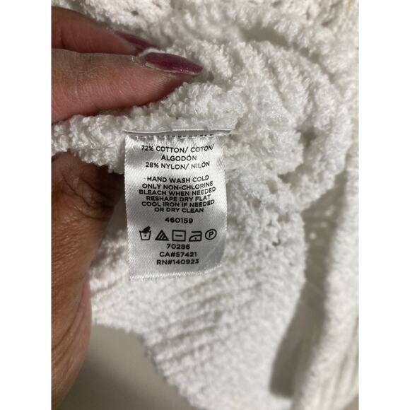 Lou & Grey White Crochet Sweater - Picture 5 of 5